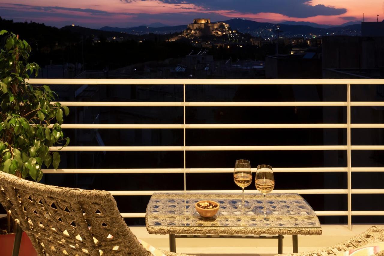 Stunning Acropolis View Apartment Aten Exteriör bild
