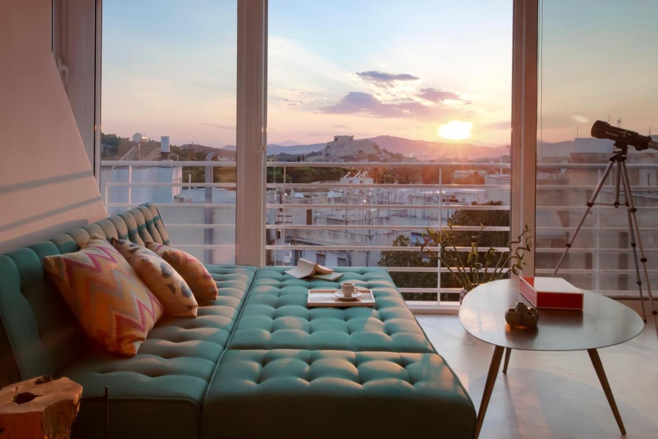 Stunning Acropolis View Apartment Aten Exteriör bild