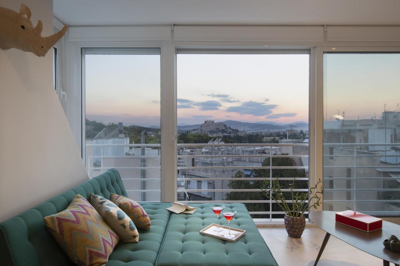 Stunning Acropolis View Apartment Aten Exteriör bild