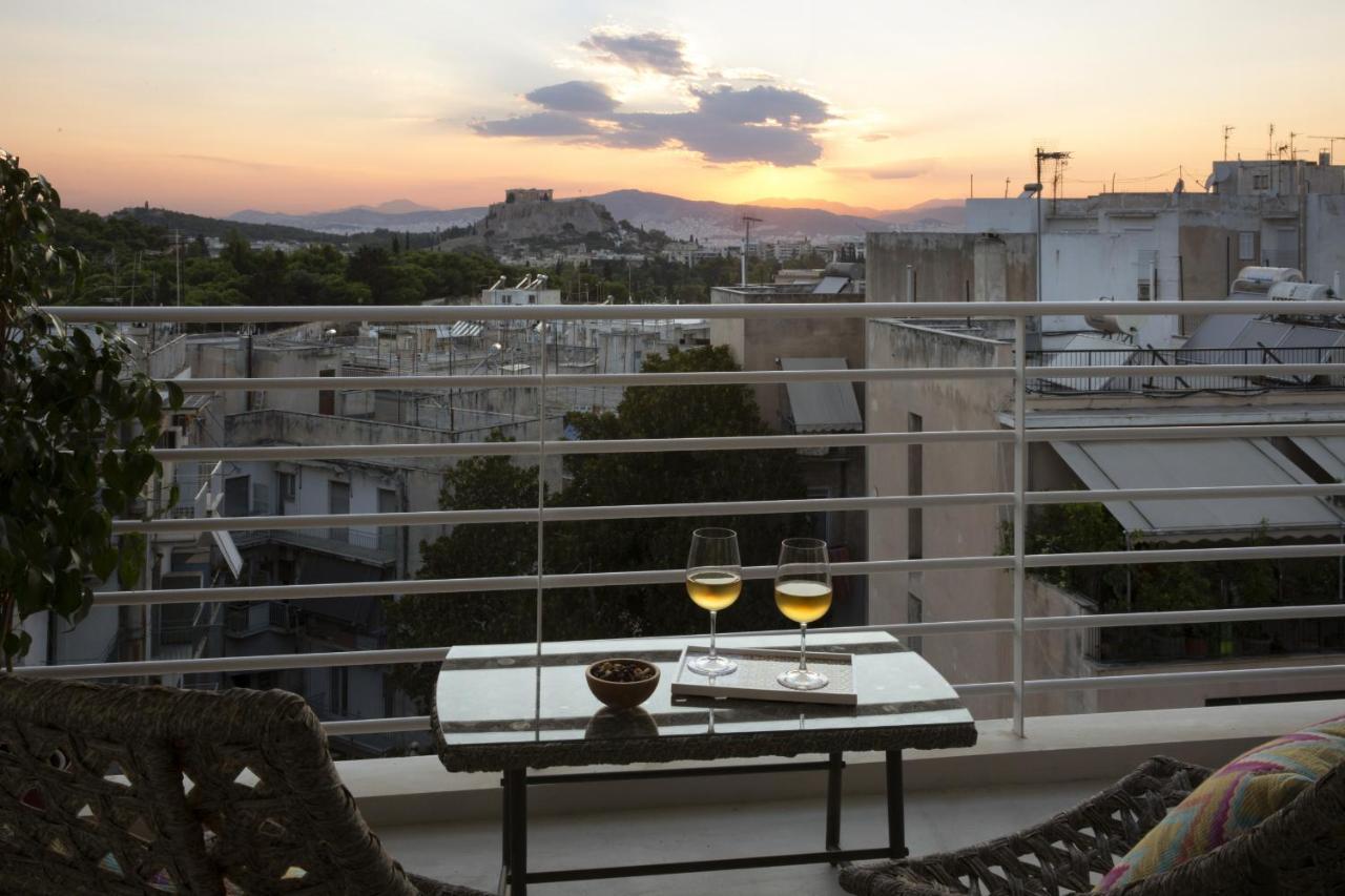 Stunning Acropolis View Apartment Aten Exteriör bild