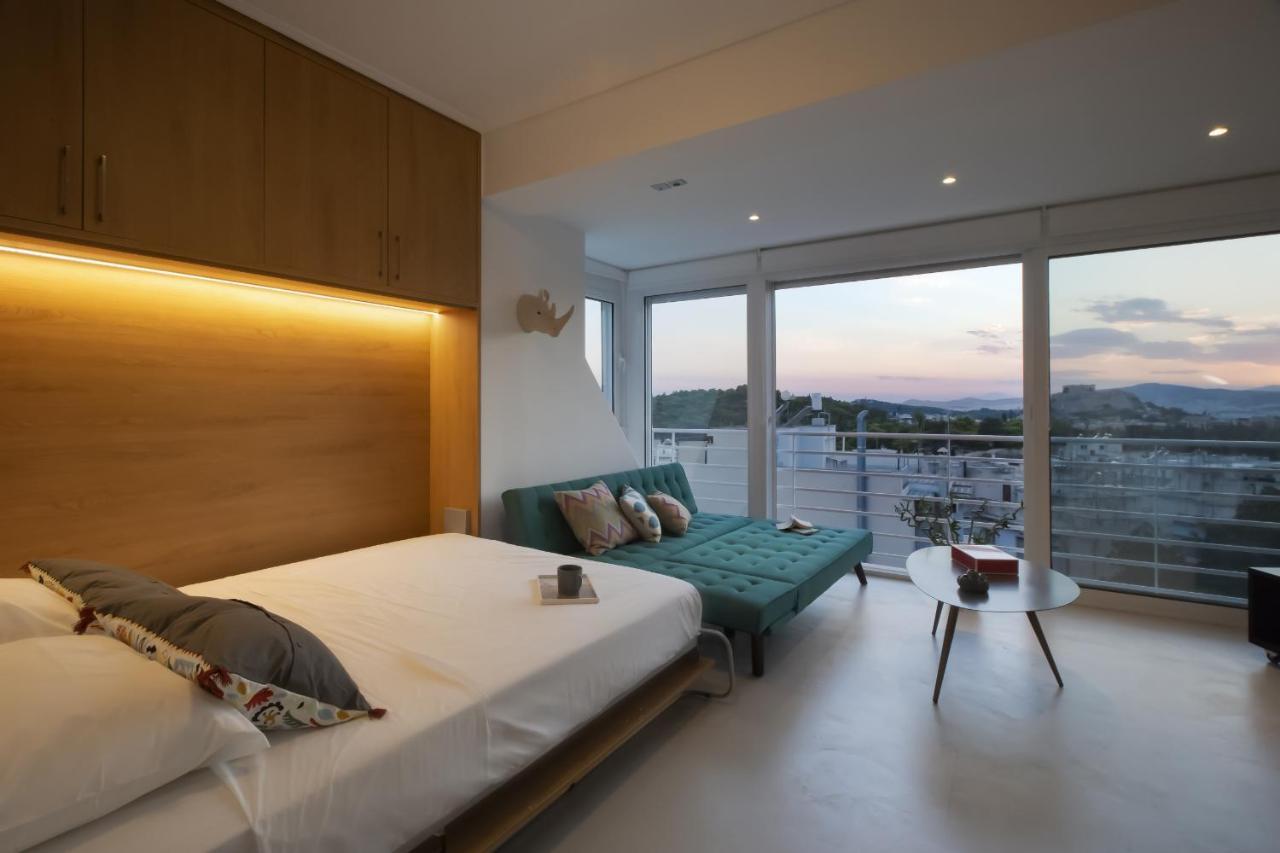 Stunning Acropolis View Apartment Aten Exteriör bild